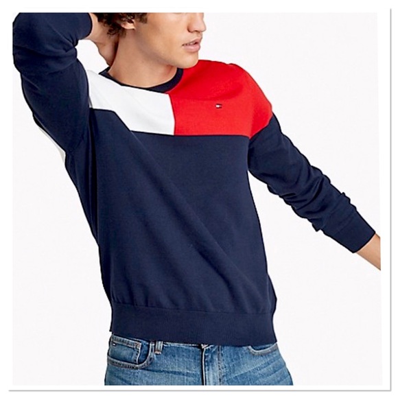 Tommy Hilfiger Other - Tommy Hilfiger Essential Colorblock Men’s Sweater